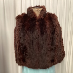 Vintage Fur Cape - Genuine Fur - 1940&#39;s  #20486