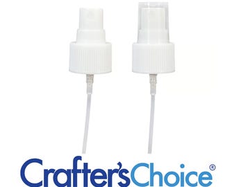 10 unidades 24/410 tapa rociadora blanca acanalada - tapa transparente