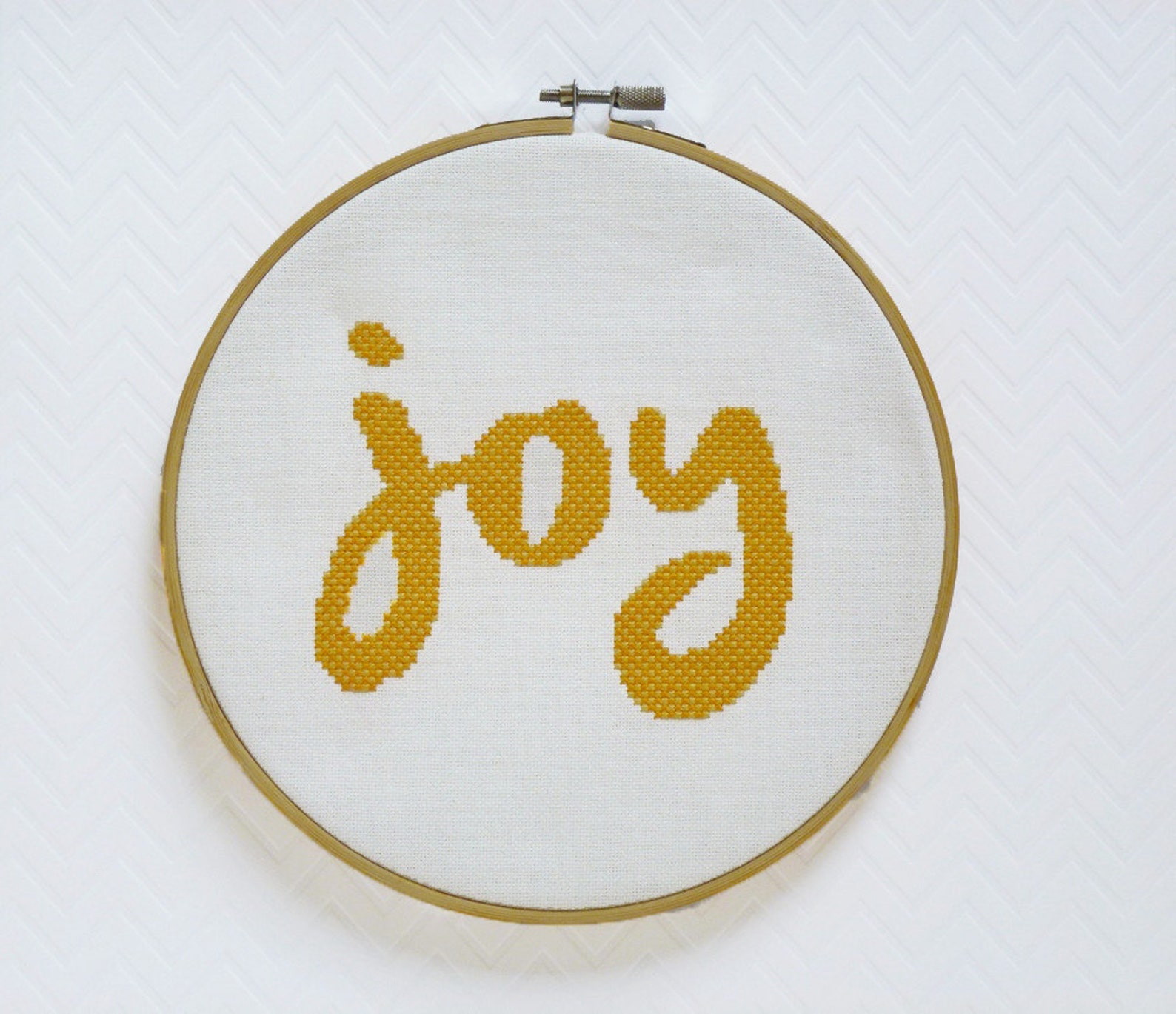 Joy Cross Stitch Modern Cross Stitch Pattern PDF Instant | Etsy