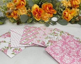 Handkerchief Gift Box, Flat Fold Envelope for Handkerchiefs, Custom Cut Envelopes, Reusable Envelopes