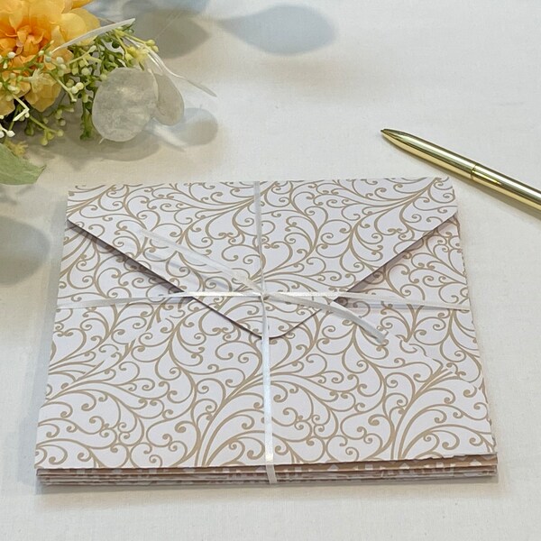 Handkerchief Gift Box, Flat Fold Envelope for Wedding Handkerchiefs, Gift Envelope for Women Handkerchiefs