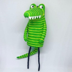 Handmade quirky crocodile 3D model