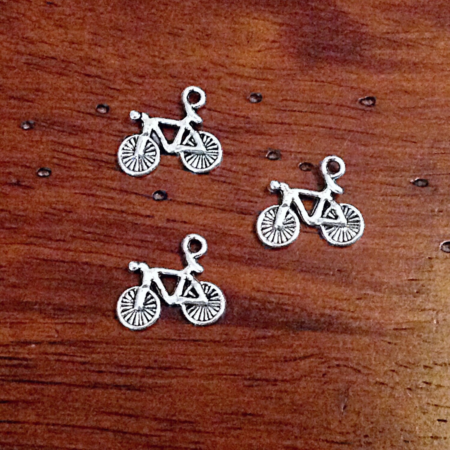 20 Bicycle Charms Silver Bike Charms Cycling Charms Etsy