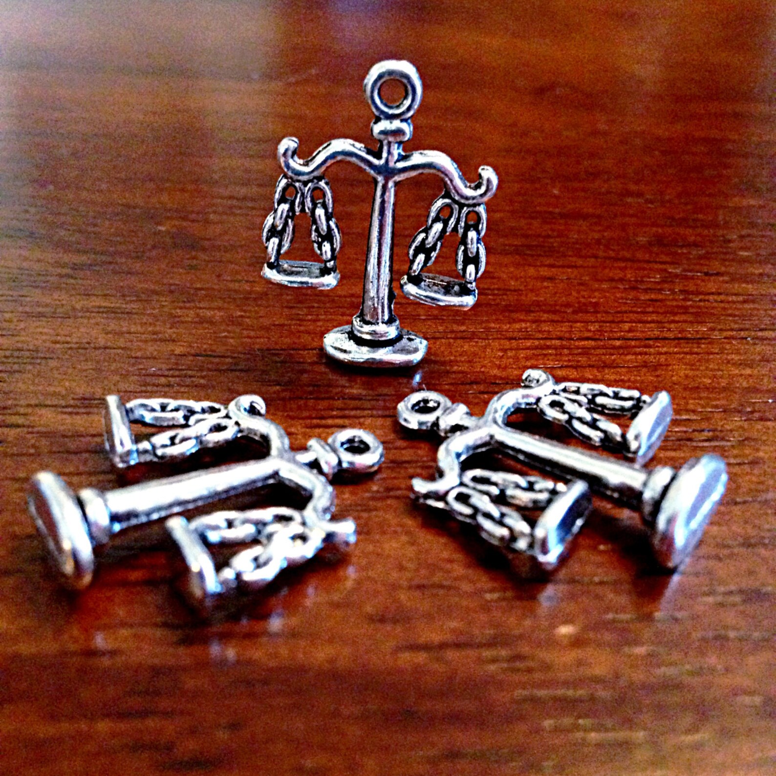15 Scales of Justice Charms Antique Silver Charms Scales of Etsy