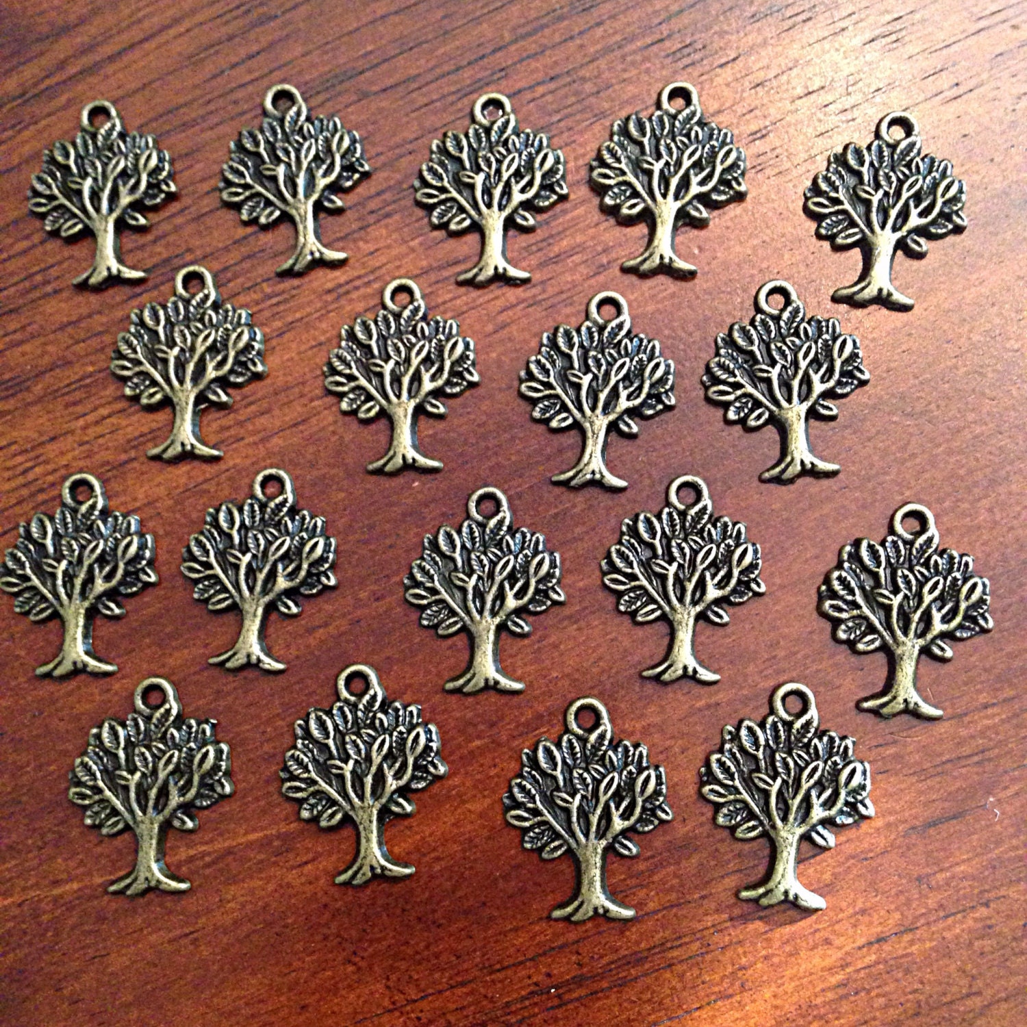 Tree Charms 10pcs Bronze Tree Charms Tree of Life Charms Etsy België