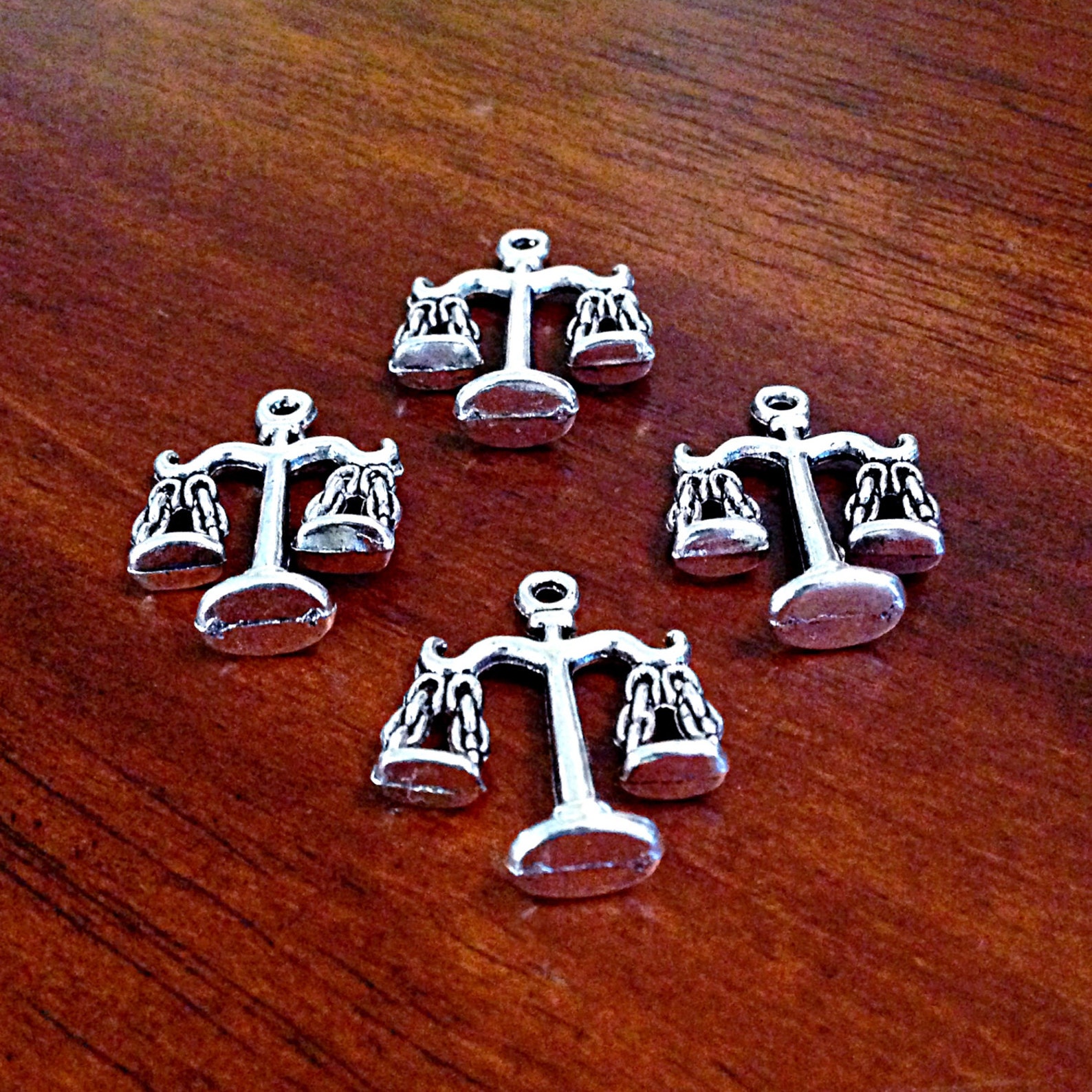 15 Scales of Justice Charms Antique Silver Charms Scales of Etsy