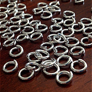 Strong Jump Rings, 300pcs 6x1.2mm Jump Rings, 16 Gauge Heavy Duty 6mm X ...