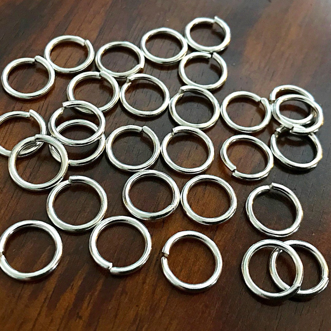 Spring Jump Rings Strong Jump Rings, 50pcs 16x1.5mm Jump Rings, 16 Gauge Heavey Duty ...
