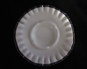 Vintage Fenton Silvercrest Ruffle Edge Ashtray.