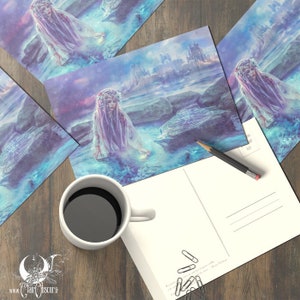 Carte postale au choix 10x15cm - Illustration fantasy et spirituelle The Secret