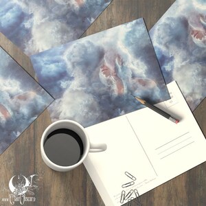 Carte postale au choix 10x15cm - Illustration fantasy et spirituelle Symphonie des Ames