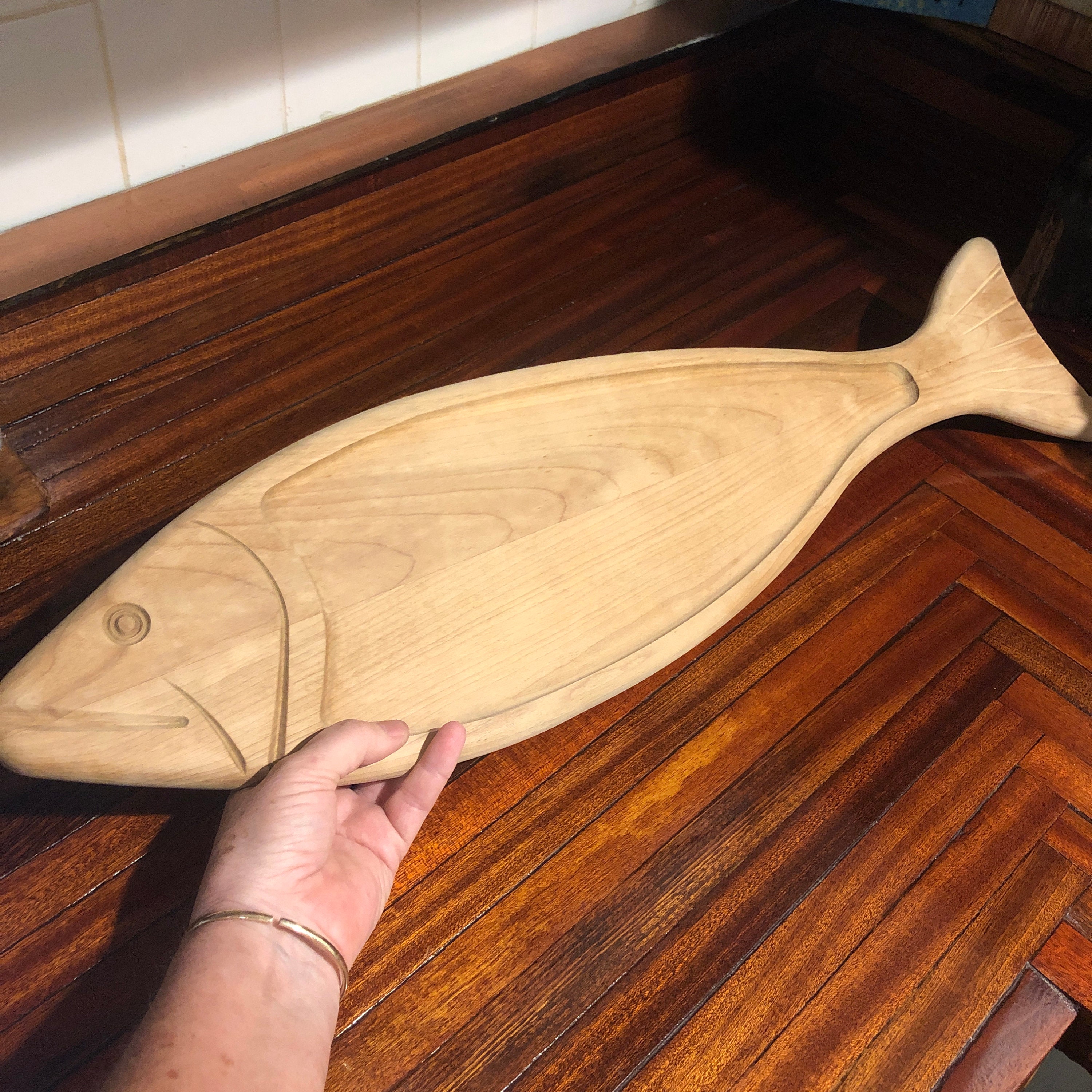 Lamson Sharp Large 26 Salmon Cutting Board/fish Cutting Board