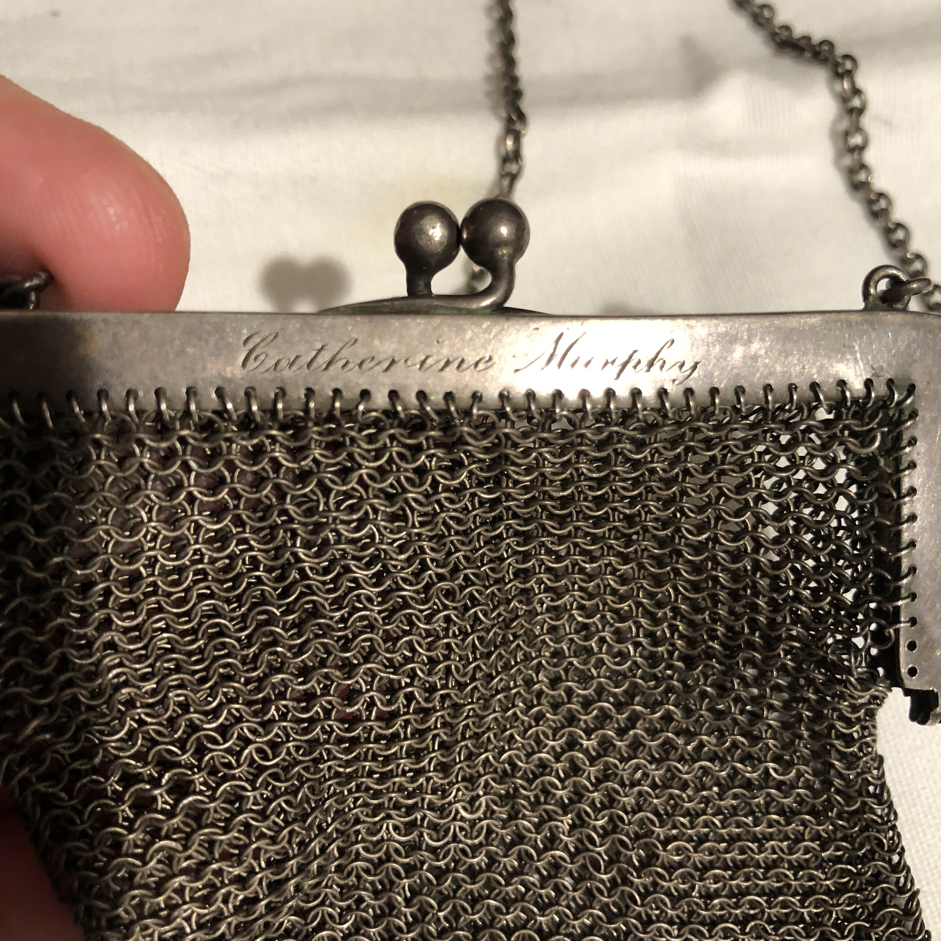 Sterling Mesh Bag - Etsy