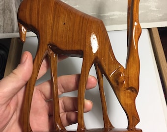 Hand-Carved African Teak Antelope/Gazelle/FREE SHIPPING!