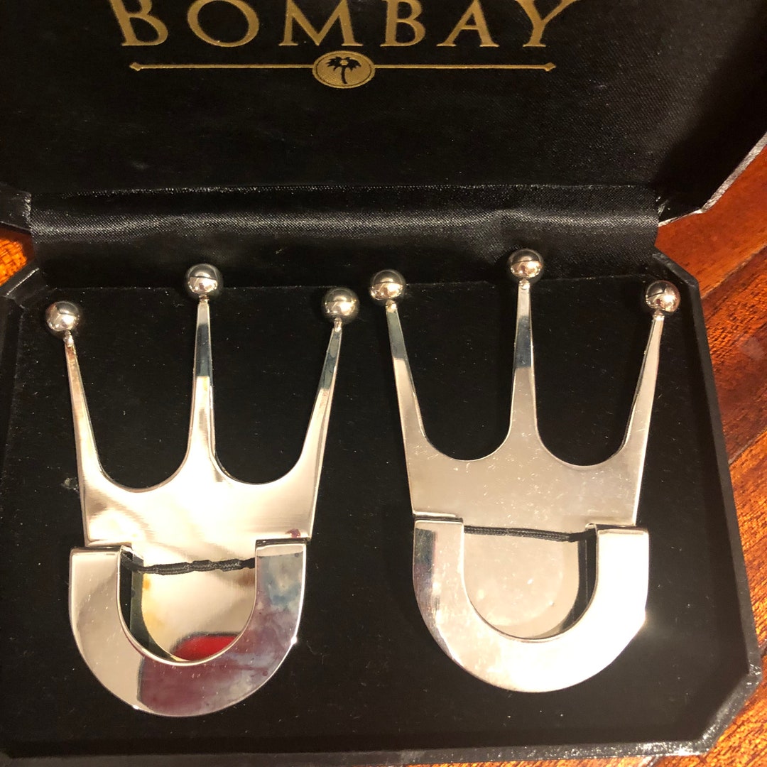 Vintage Set of Two Bombay Company Silverplated Crown Utensil Etsy