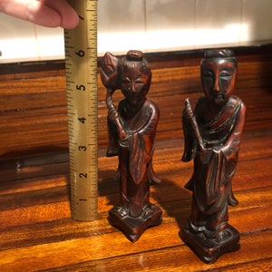 Chinese Wood Carved Figures/Buy One, Get One Free/Free Shipping!