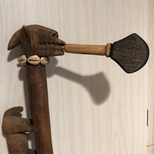 Vintage African Tribal Scepter/African Tribal Ax/Hatchet/Hammer Handle/#15081325/10