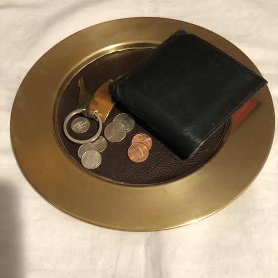 Solid Brass Change/Catch-All Plate/Solid Brass Pl… - image 2