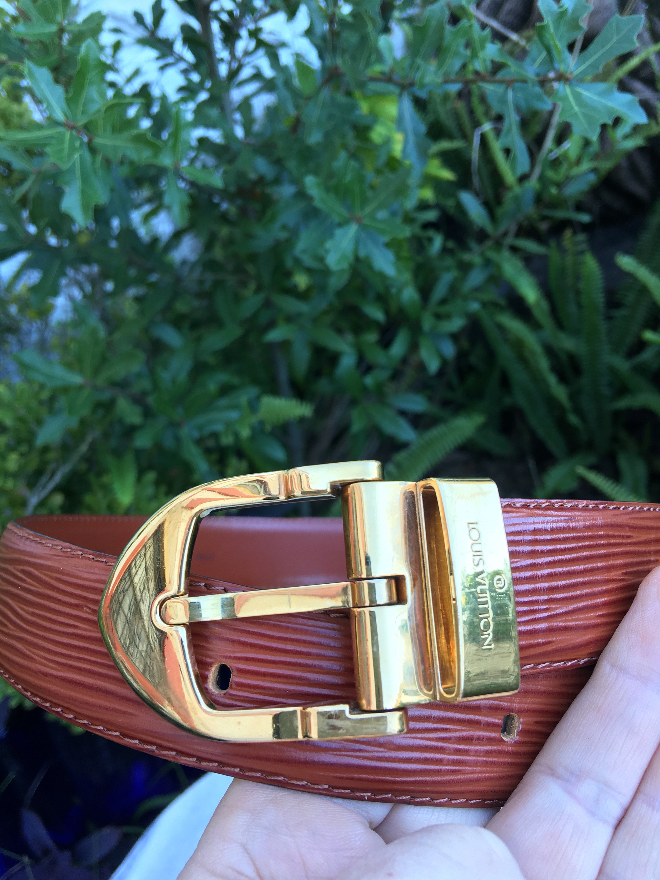 Forkæle parkere Kinematik Vintage Louis Vuitton Epi Leather Gold Cipango/ceinture | Etsy