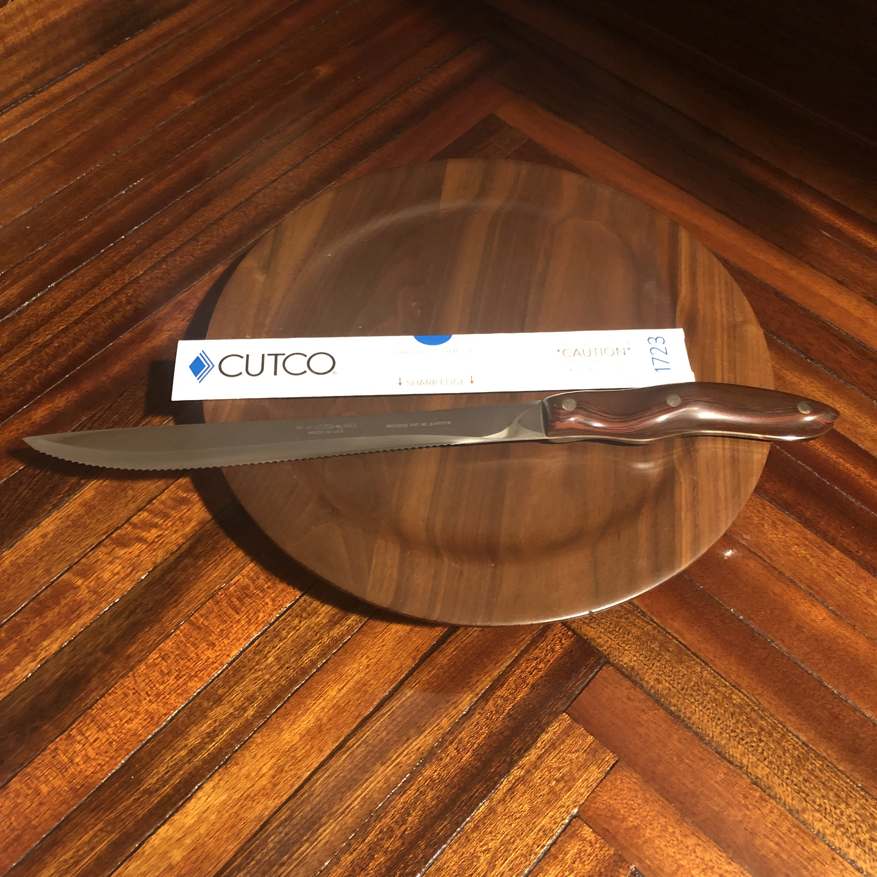 Cutco 9 Carver Knife/cutco Carver/slicer Knife/free Shipping 