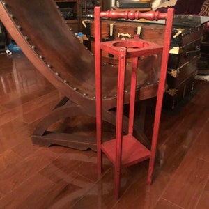 Vintage Wooden Ashtray Stand/Chair-Side Ashtray Stand/Free Shipping! #24043024!