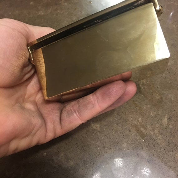 RESERVED! Solid Brass Trinket/Cuff link/Earring B… - image 7