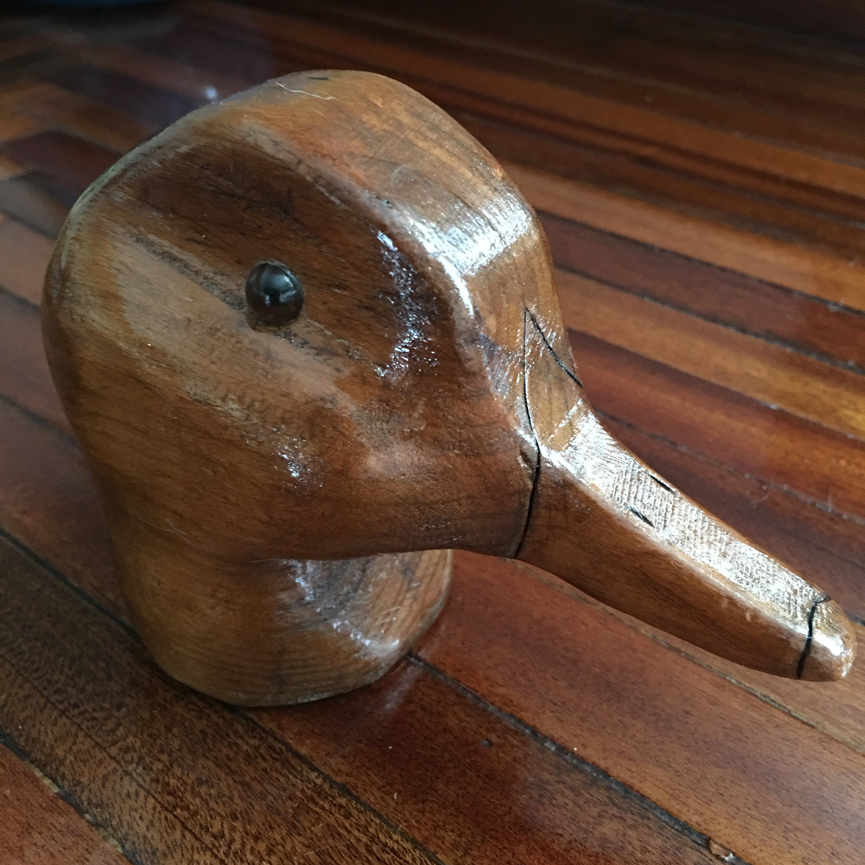 Handcarved Wooden Duck Head/stash Compartment/free Shipping Etsy