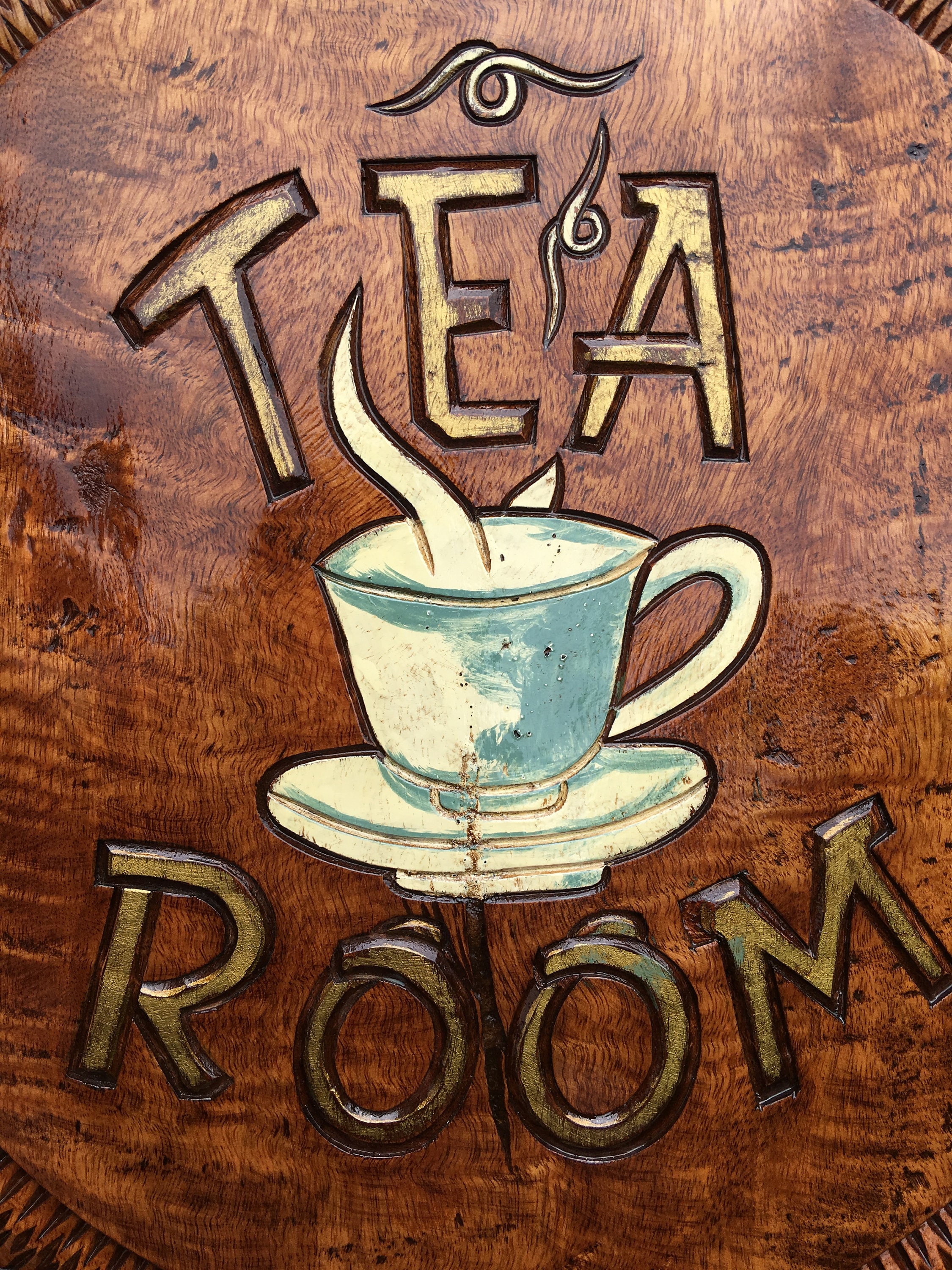 Japanese Hand Carved Kanban Shop Sign/tea Room/cafe/free Shipping! - Etsy