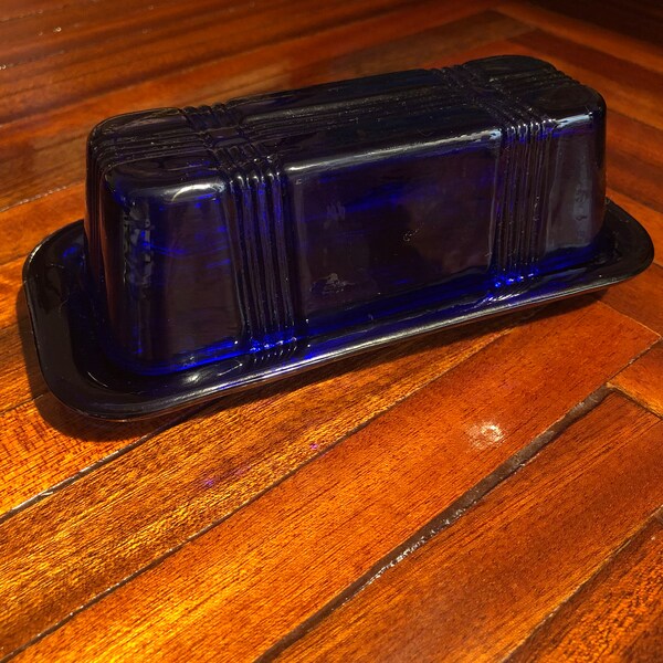 Glass Butter Dish Etsy