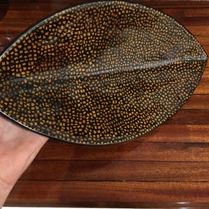 Japanese Lacquered Wagashi Tray/Bowl Dish/Free Shipping!