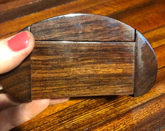 Handmade Walnut Engagement Ring Box/Trinket Box/Small Box/Cuff Link Box/Free Shipping!