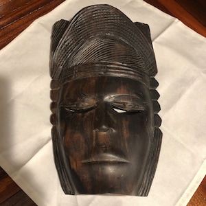 Hand-Carved African Tribal Mask/Free Shipping!
