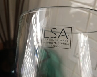LSA International ES01 Eclipse Vase H23.5cm Mercury
