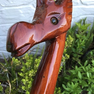 Hand Carved Cedar Wood Giraffe/Free Shipping!