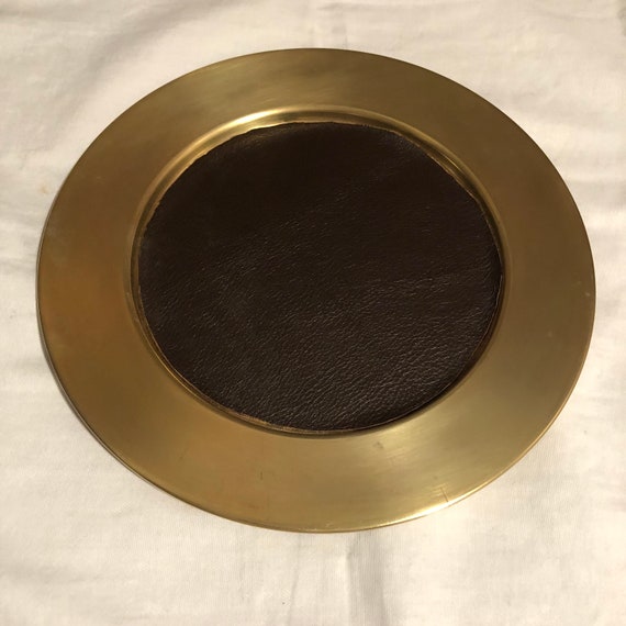 Solid Brass Change/Catch-All Plate/Solid Brass Pl… - image 1