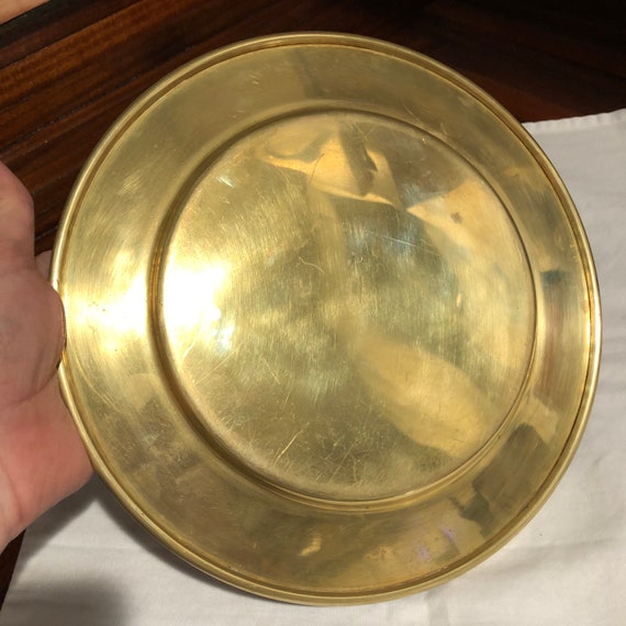 Solid Brass Change/Catch-All Plate/Solid Brass Pl… - image 4
