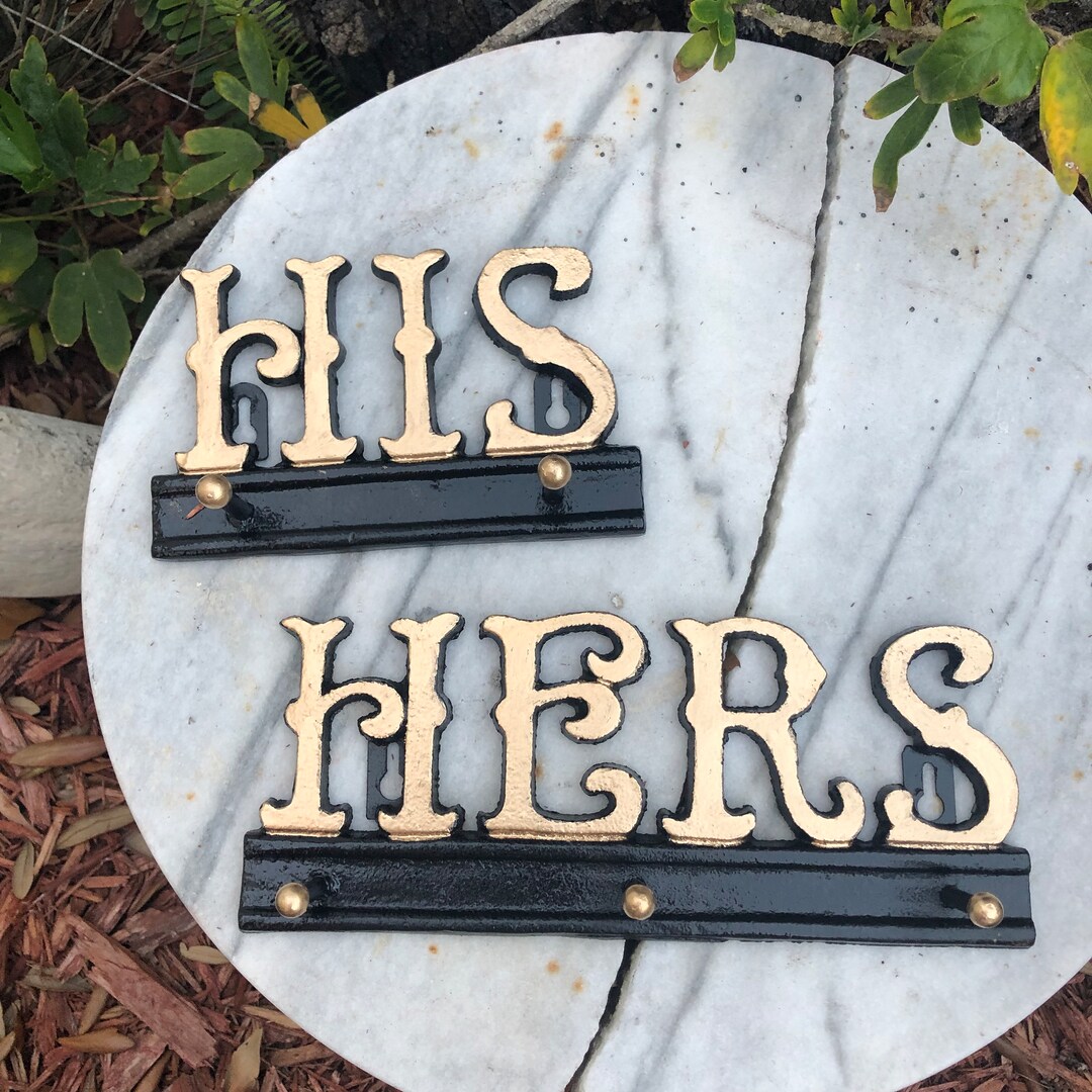 Cast Iron HIS and HERS Towel/coat/rack/free Shipping! - Etsy