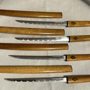 Vintage Japanese Steak Knives - Etsy
