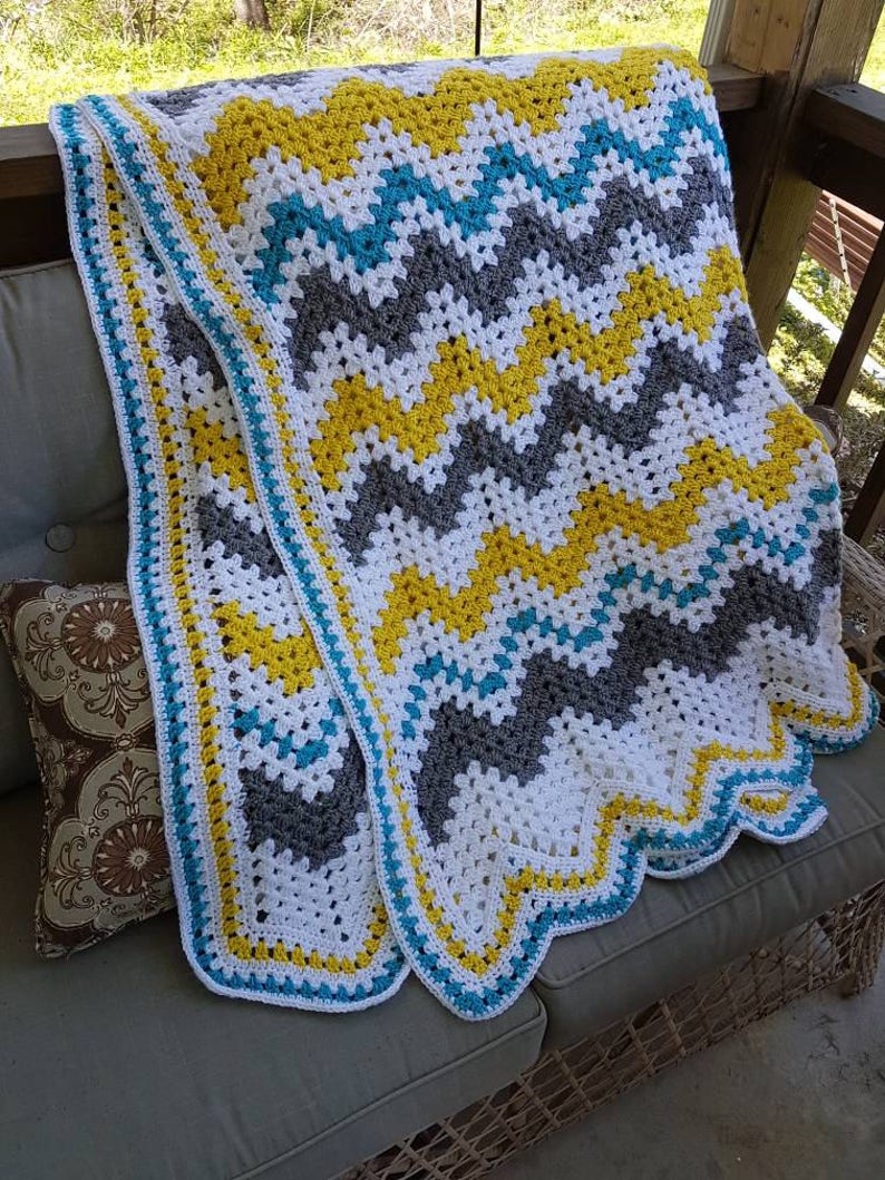 CUSTOM Crochet Afghan Fullsize Afghan Twin Full Queen Etsy