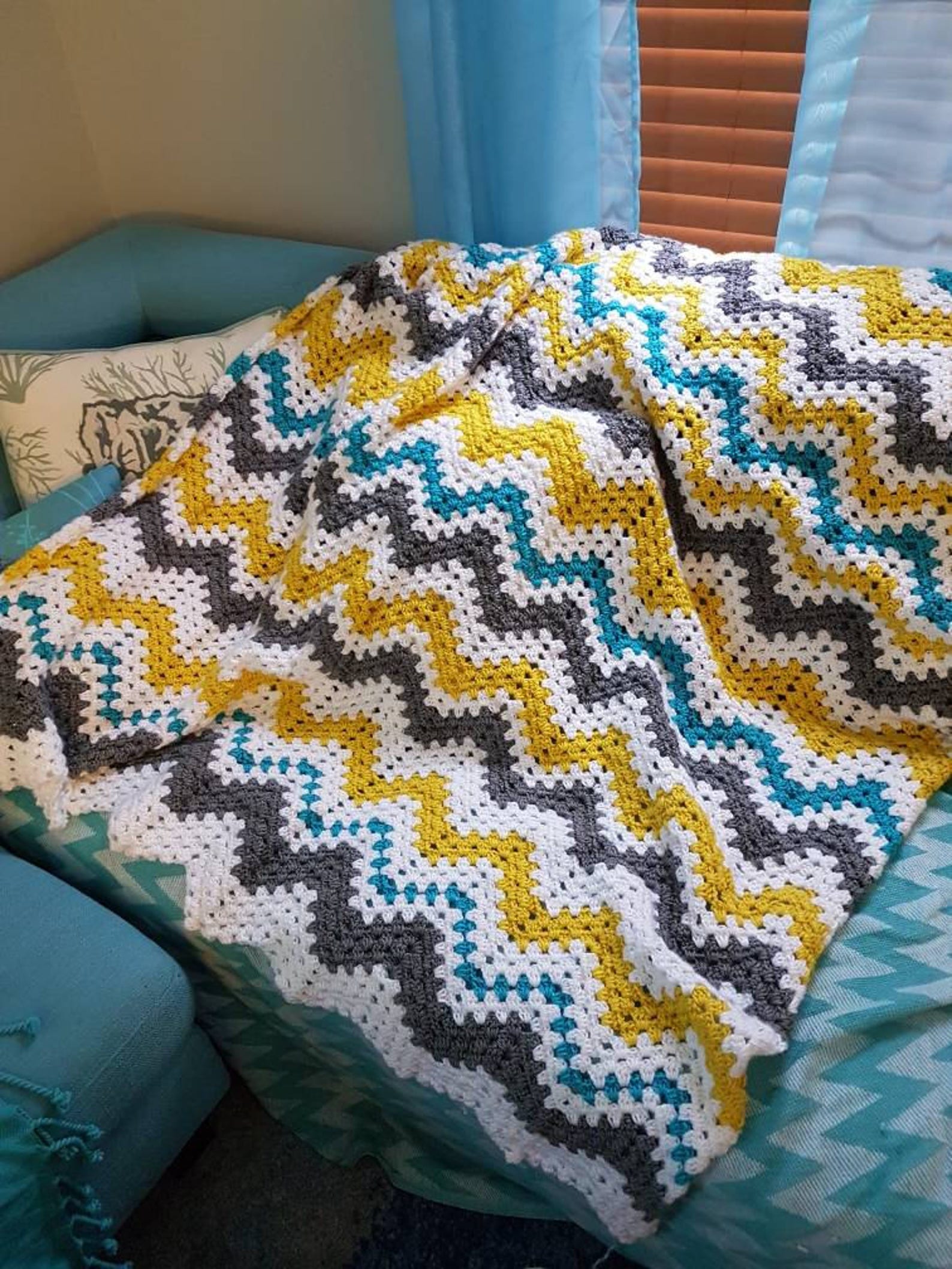 CUSTOM Crochet Afghan Fullsize Afghan Twin Full Queen Etsy