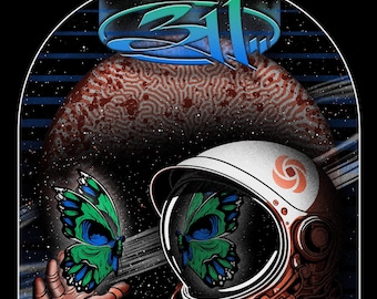 311 - August 22, 2024 - Texas Trust CU Theatre - Grand Prairie, TX - Limited Regular Paper Edition Screenprint