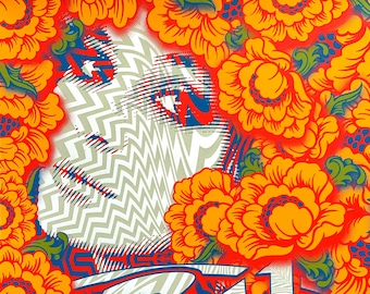311 - September 28th, 2021 - Moody Amphitheater, Austin, TX - Limited Artist Edition Screenprint