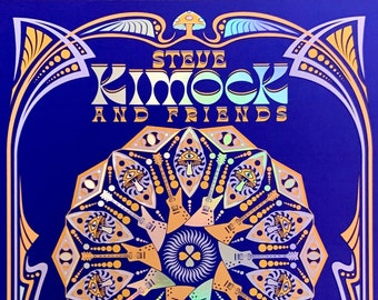 Steve Kimock & Friends - Fall 2022 Tour - Limited Artist Edition - Foil Variant
