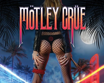 Mötley Crüe - June 18, 2022 - Hard Rock Stadium - Miami, FL - Artist Edition Stadium Tour Print