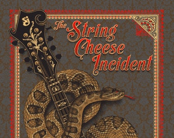 The String Cheese Incident - Nov.4-6, 2021 - Stubb's Waller Creek Amphitheater, Austin, TX - Limited Artist Edition Screenprint