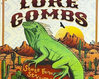 Luke Combs - May 31-June 1, 2024 - State Farm Stadium, Glendale, AZ - Limited Artist Edition Print