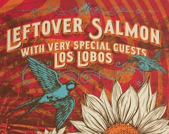 Leftover Salmon - November 26th, 2016 - Fillmore Auditorium, Denver, CO -  Limited Edition Poster