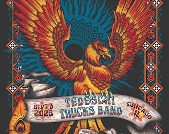 Tedeschi Trucks Band - 9.9.25 - Northerly Island - Chicago, IL - Limited Edition Artist Print