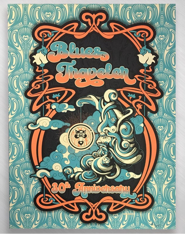 オールマンブラザーズ/ブルーストラベラー 1993 ビンテージポスター