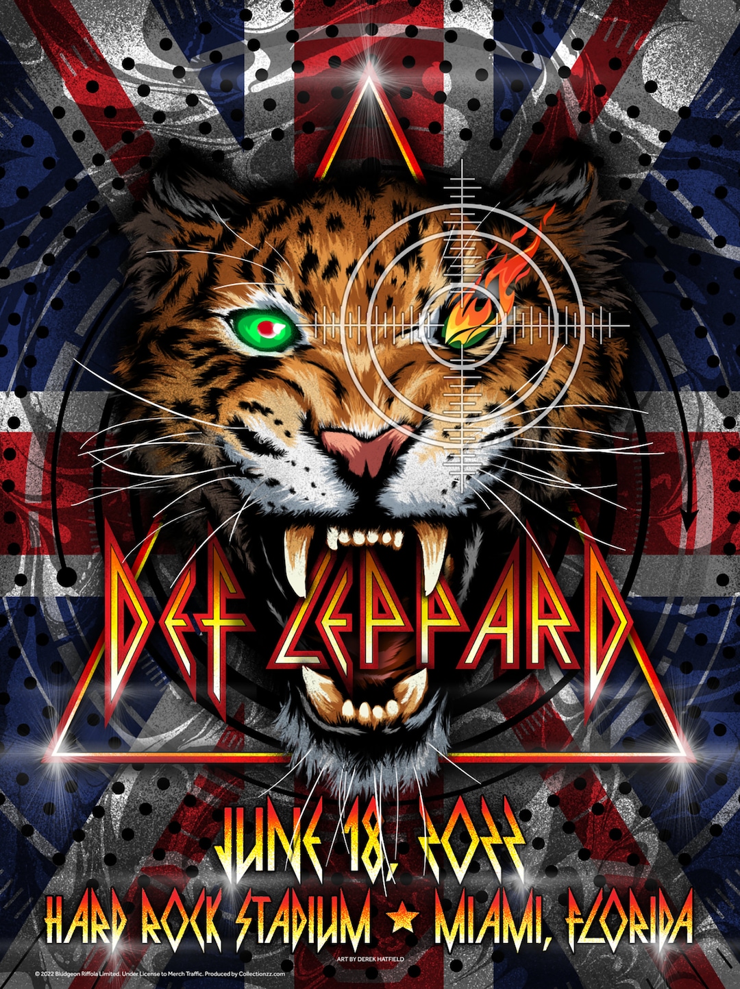 Def Leppard June 18, 2022 Hard Rock Stadium Miami, FL